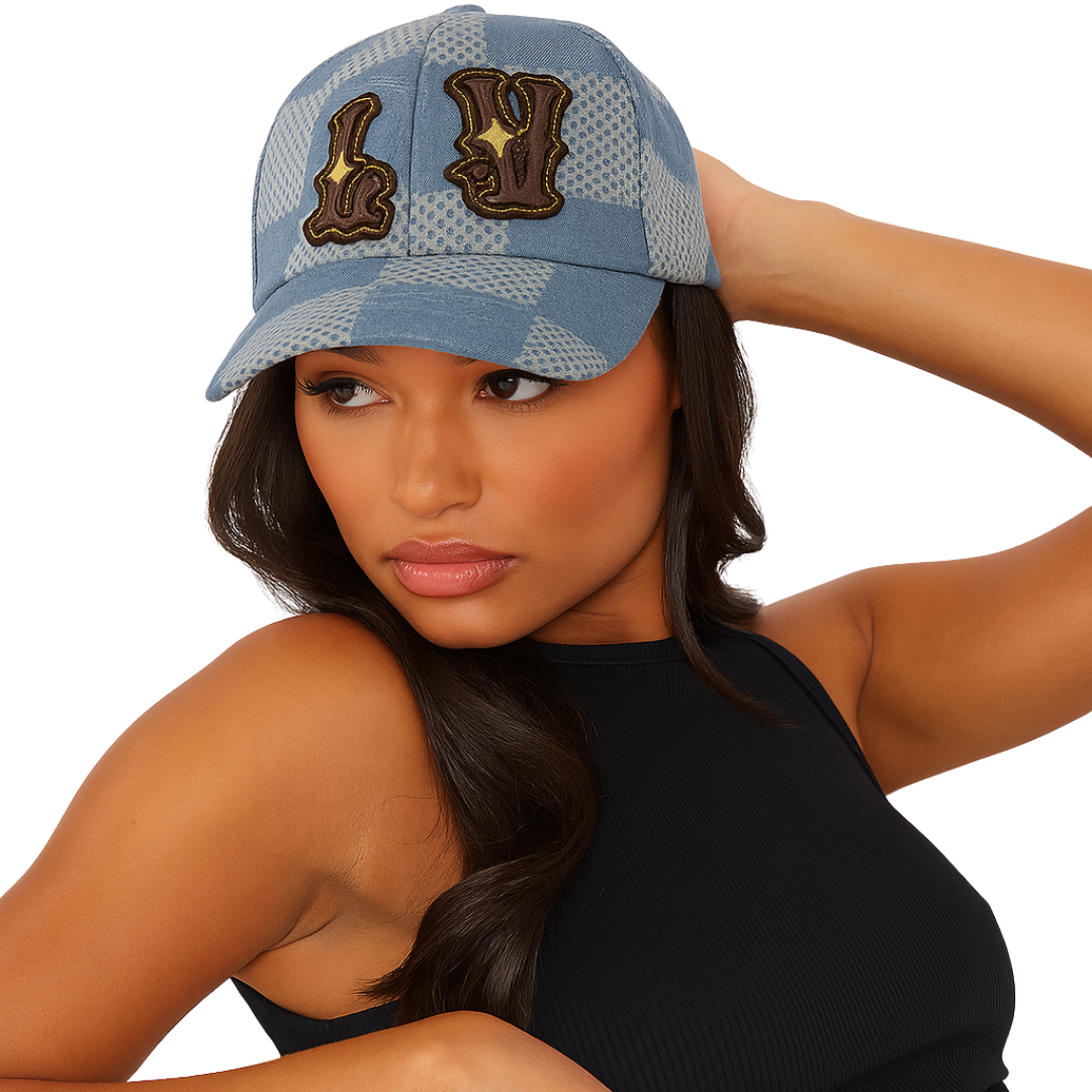 LLV Checkered Design Hats