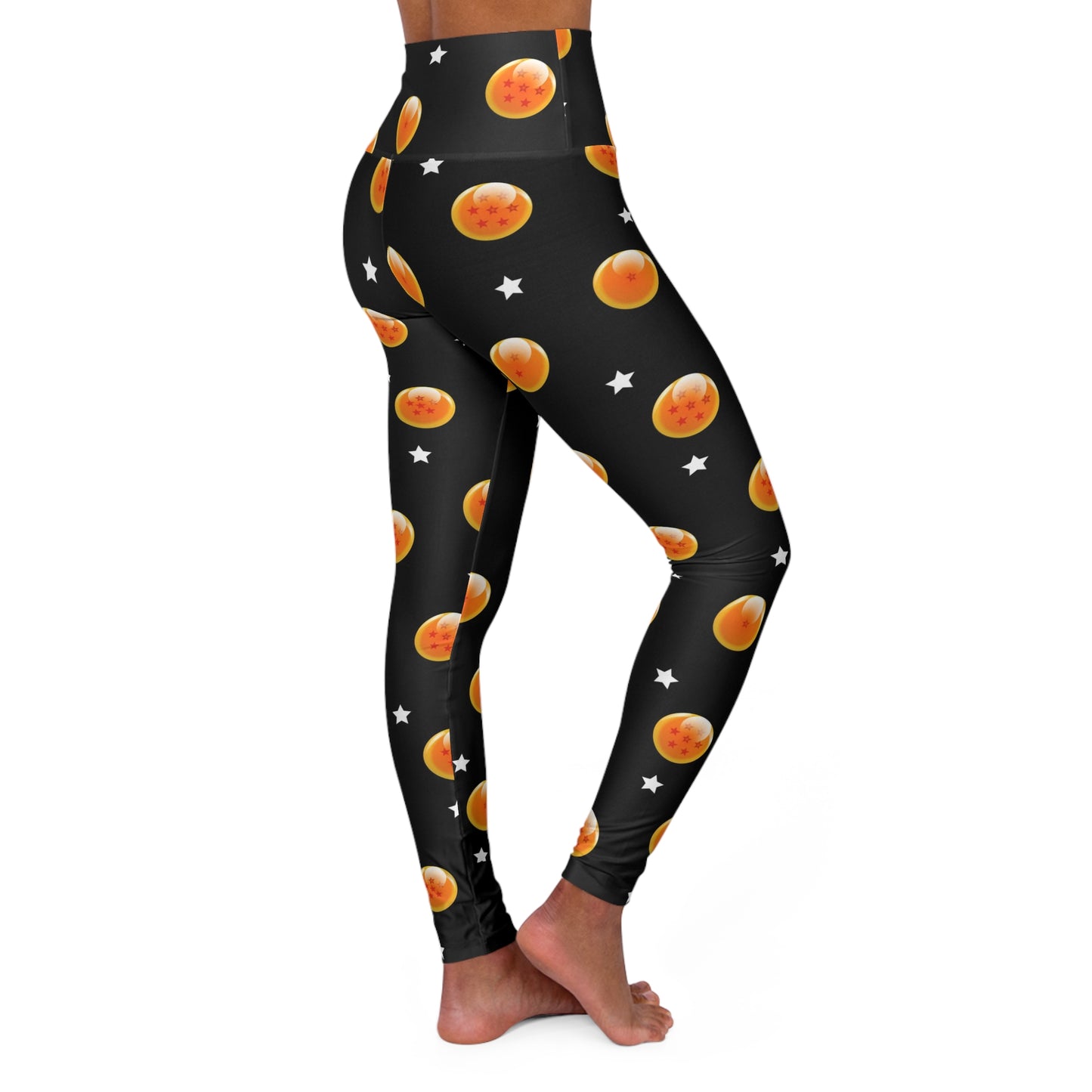 Orange Gok High Waisted Yoga Leggings