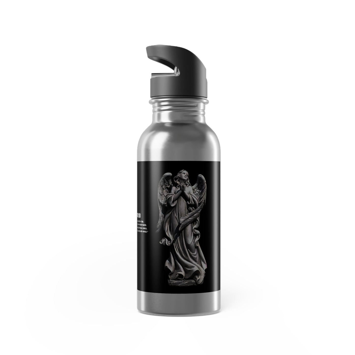 Christian 1 Stainless Steel Water Bottle With Straw, 20oz