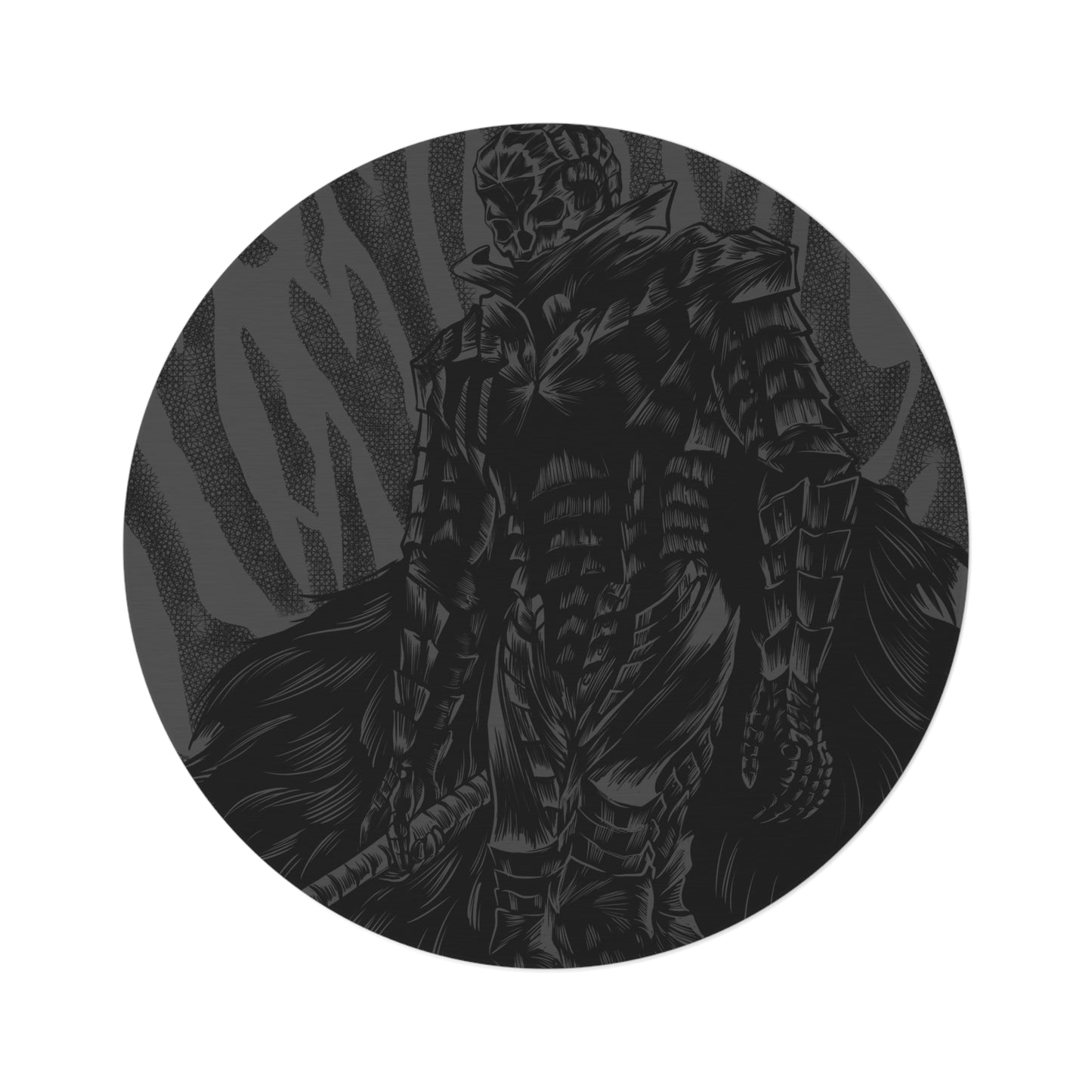 Berserk Armor 1 Round Rug