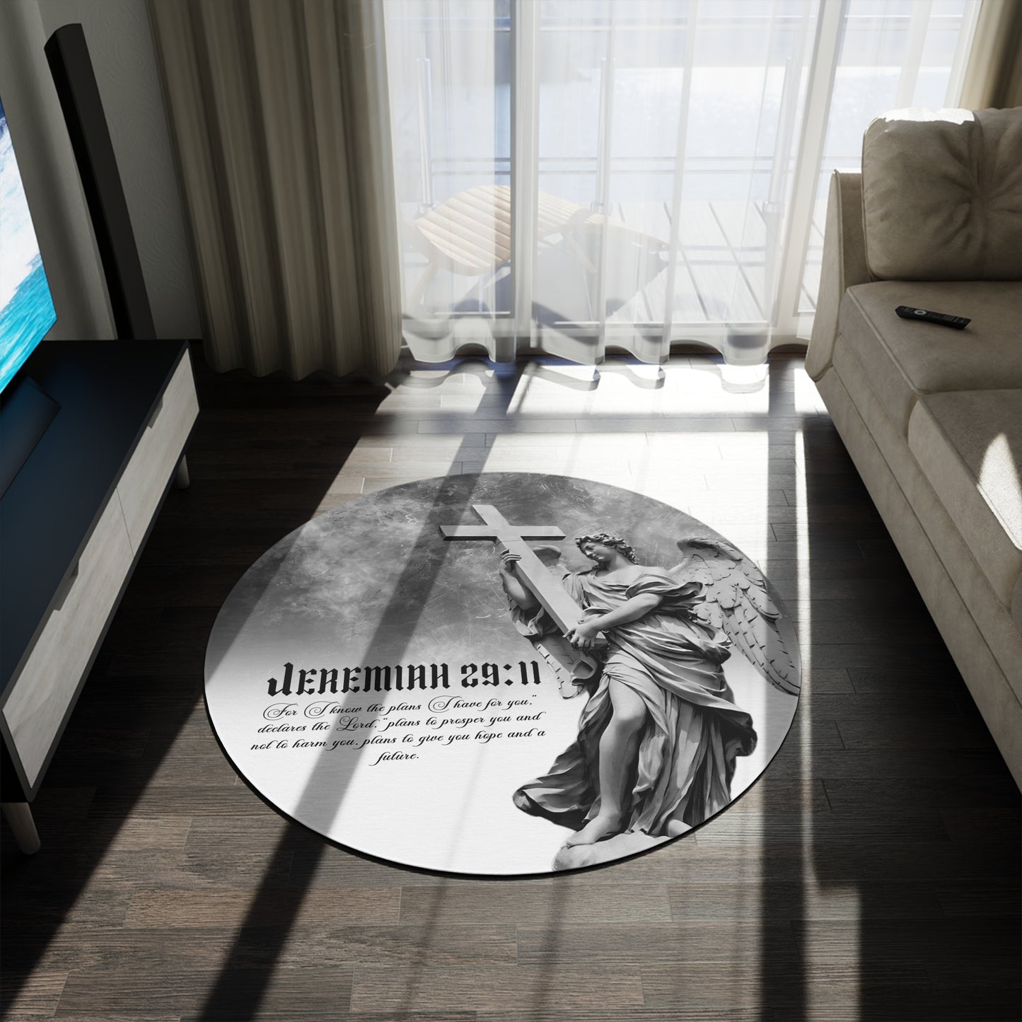 Christian 2 Round Rug
