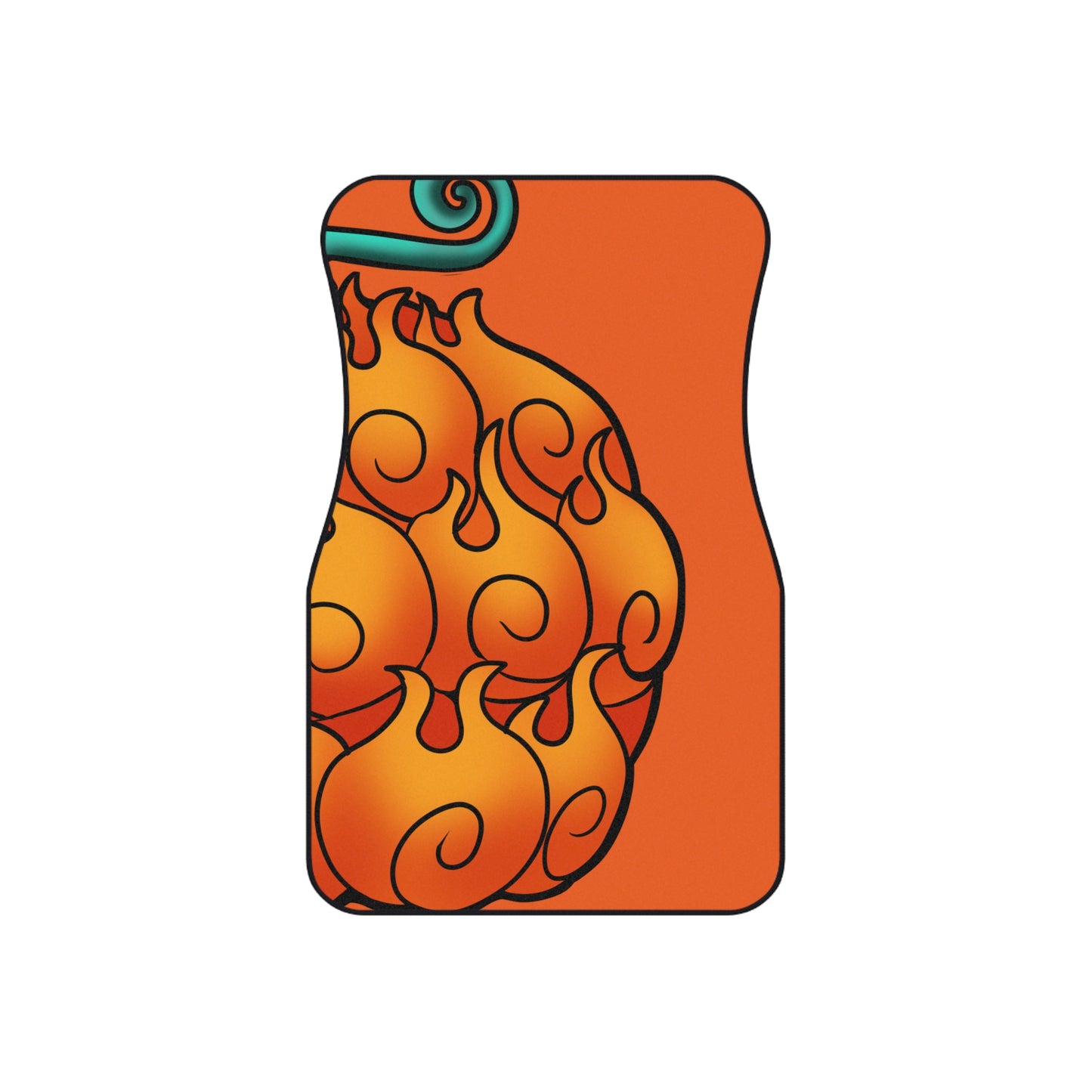 Orange Ace Car Mats (Set of 4)