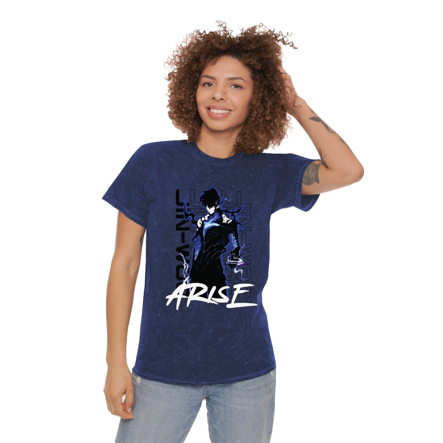 Jin Woo Unisex Mineral Wash T-Shirt
