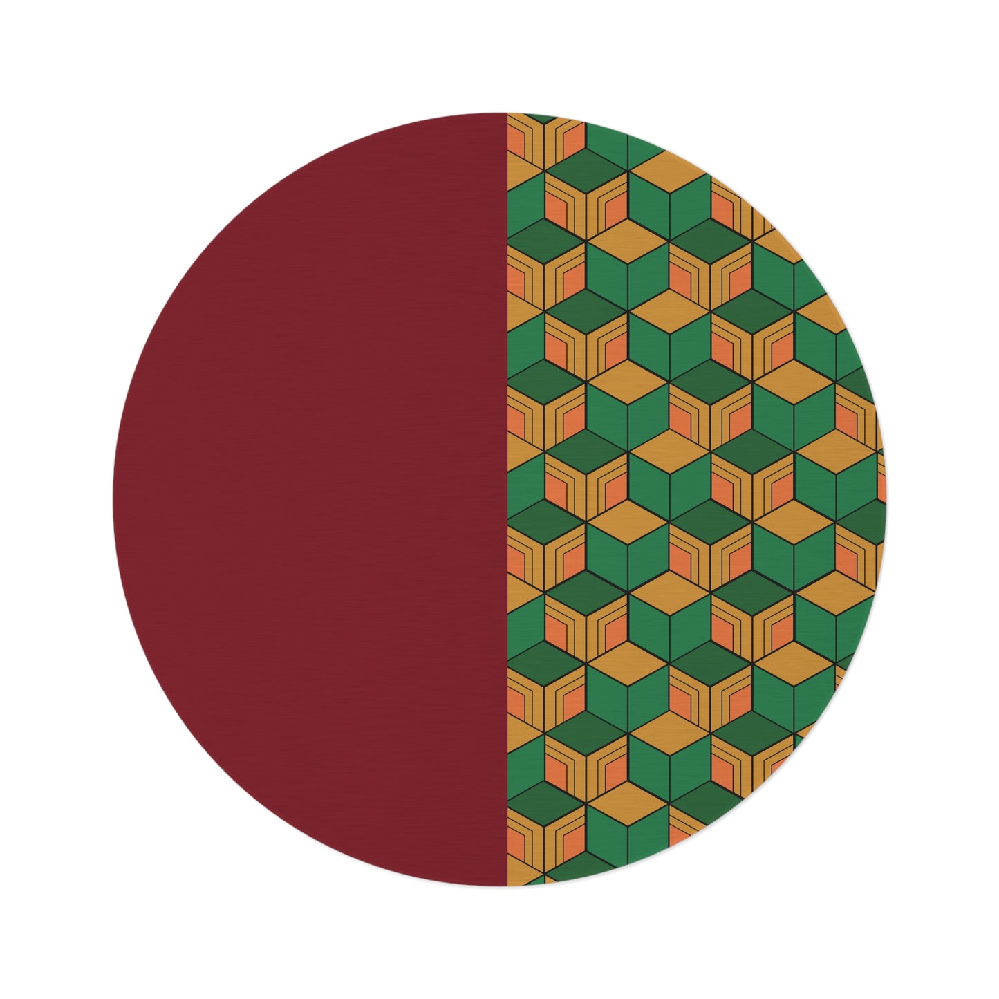 Black Tmk Round Rug