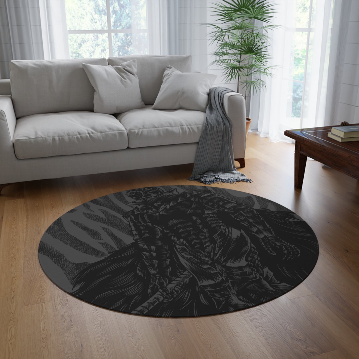 Berserk Armor 1 Round Rug