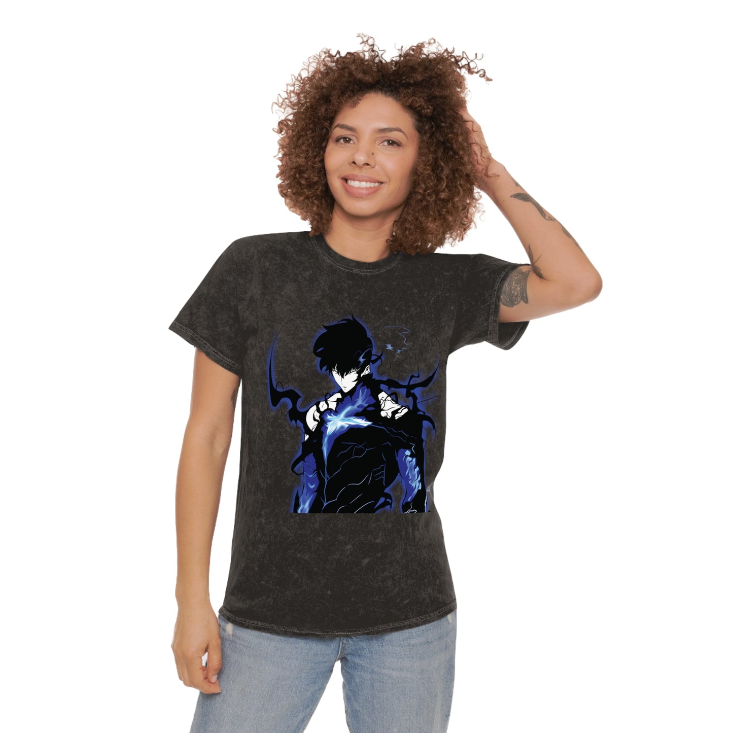 Jin Woo Unisex Mineral Wash T-Shirt