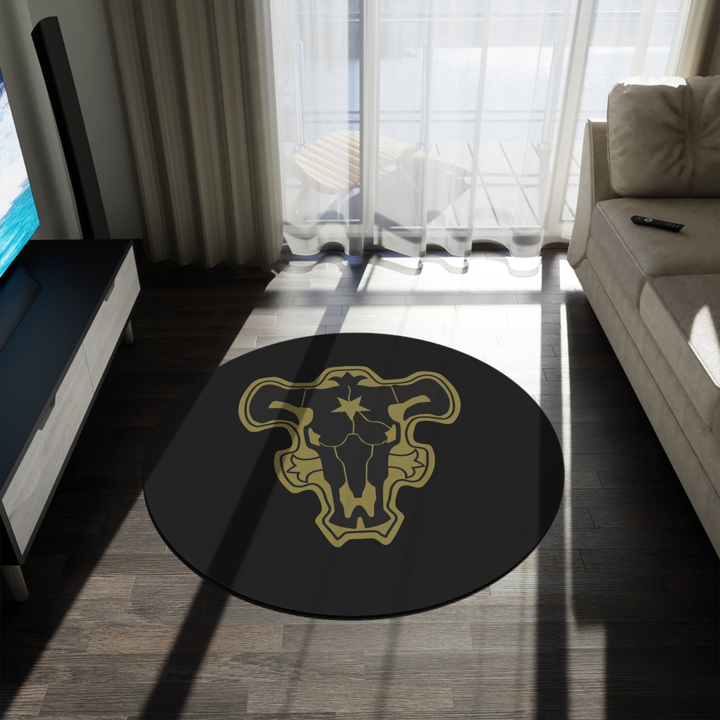Clover Round Rug