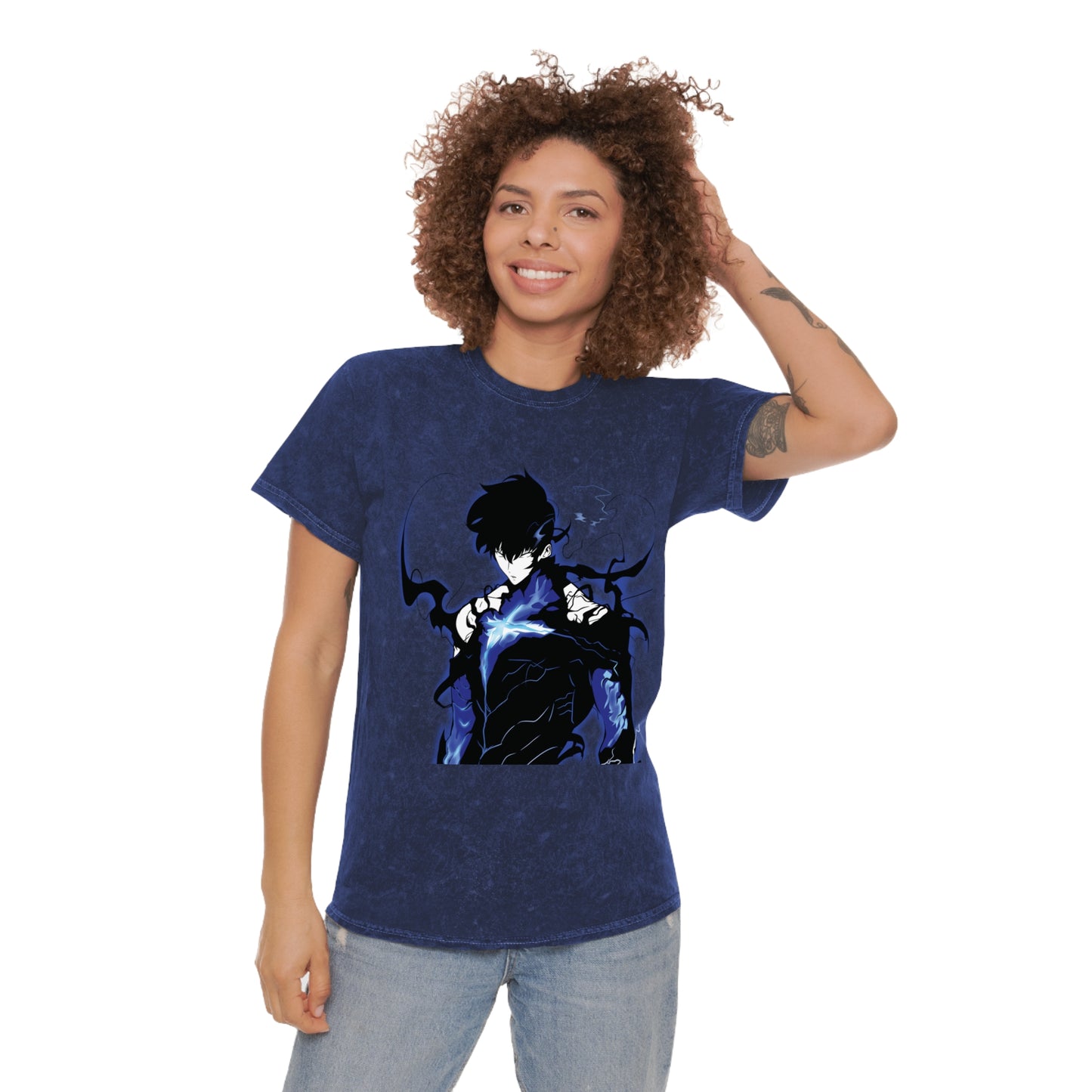 Jin Woo Unisex Mineral Wash T-Shirt
