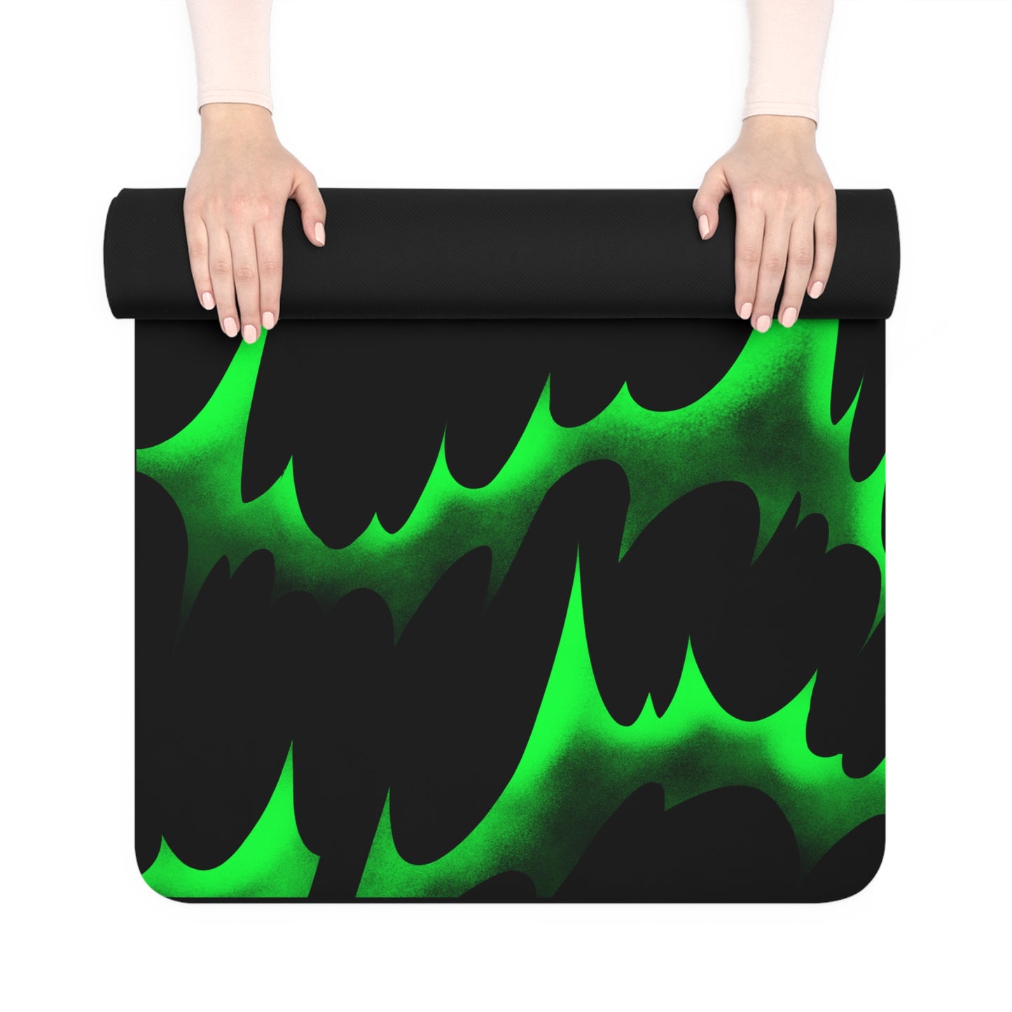 Green DBZ Rubber Yoga Mat