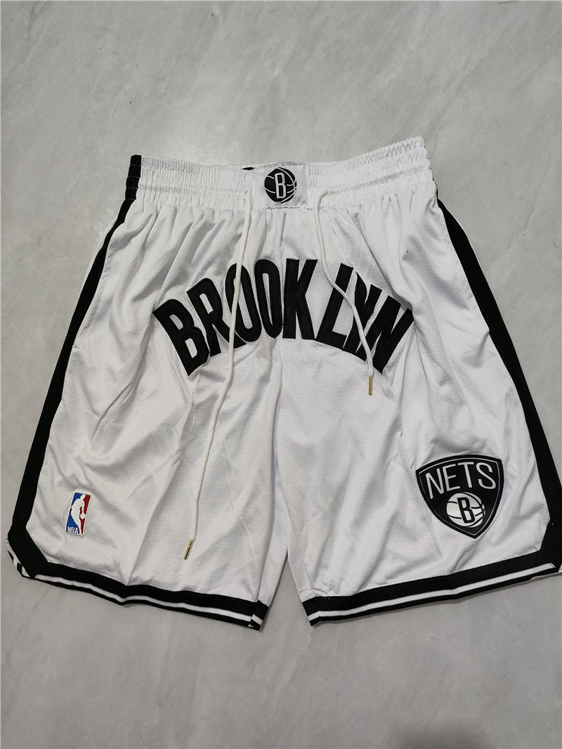 White Brooklyn Sport Shorts