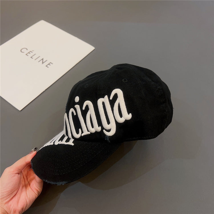 Balenci Denim Design Hat