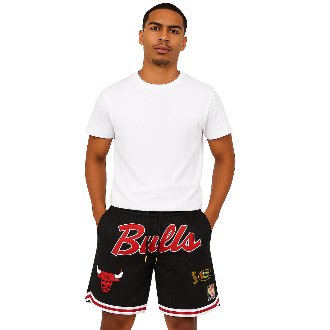 Black Bulls Sport Shorts