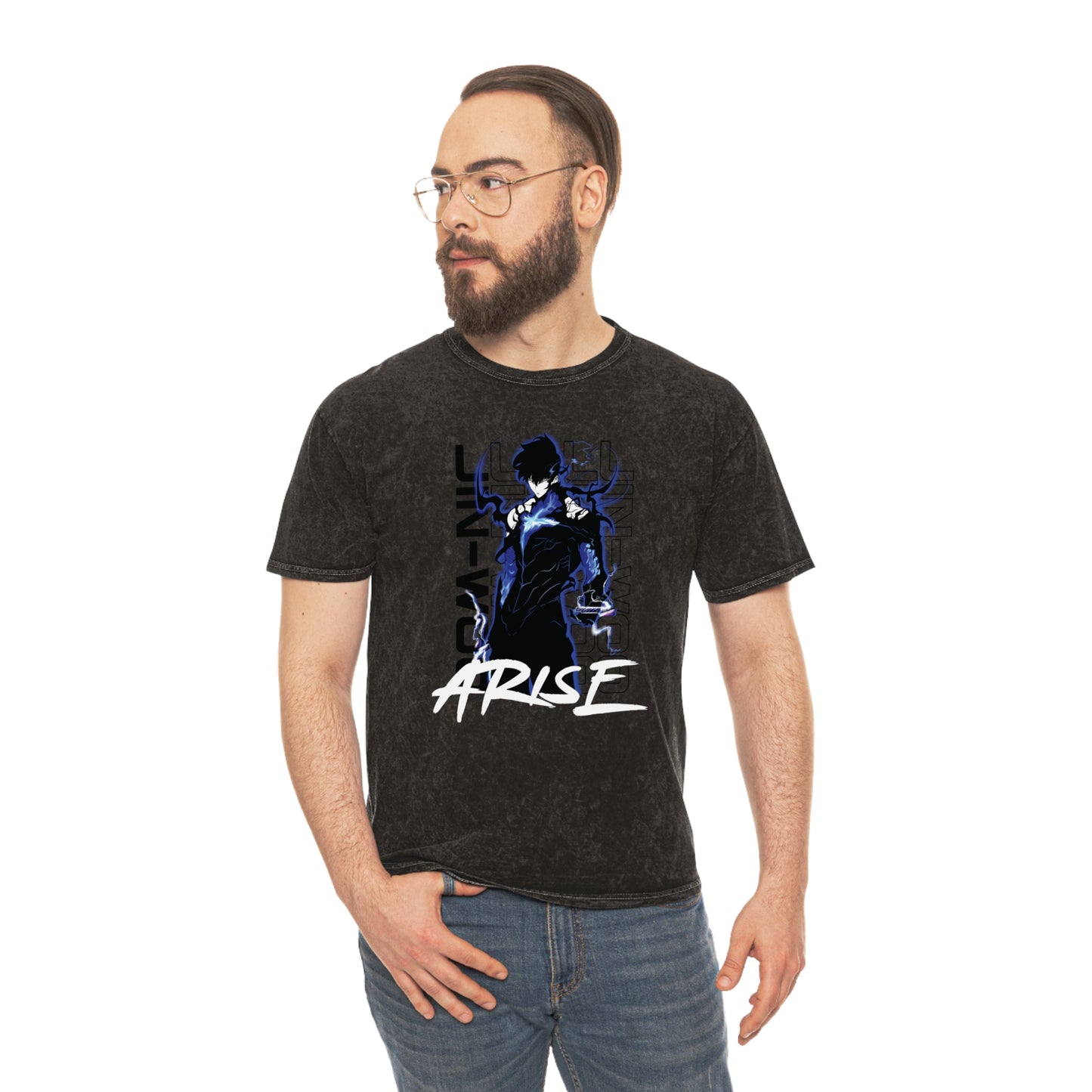 Jin Woo Unisex Mineral Wash T-Shirt