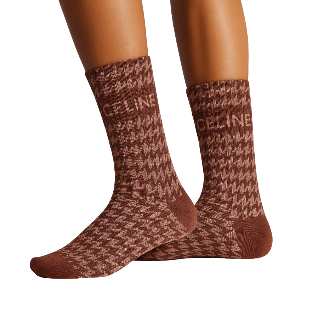 Clene 4 Pairs Set Designer Socks