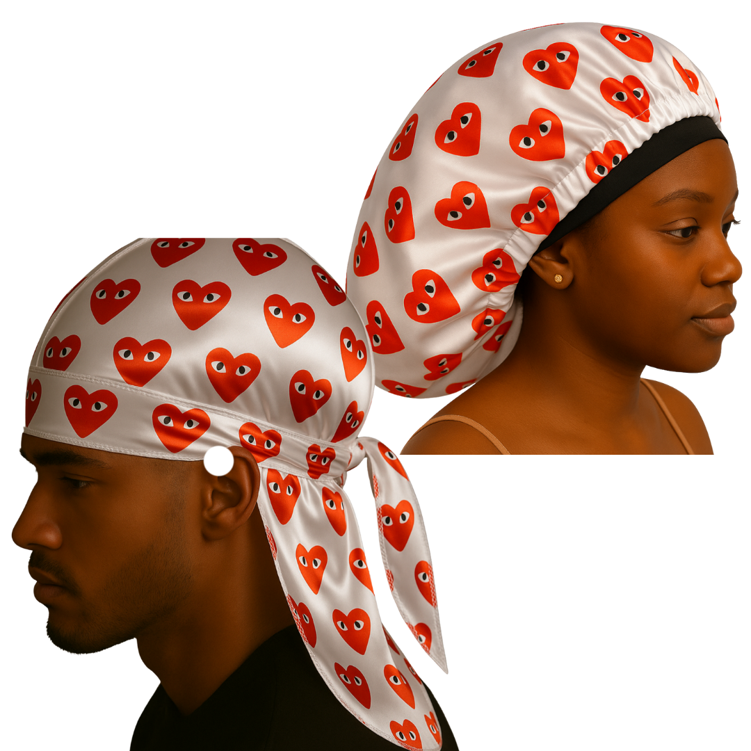 2PC Design Durag and Bonnet Bundle