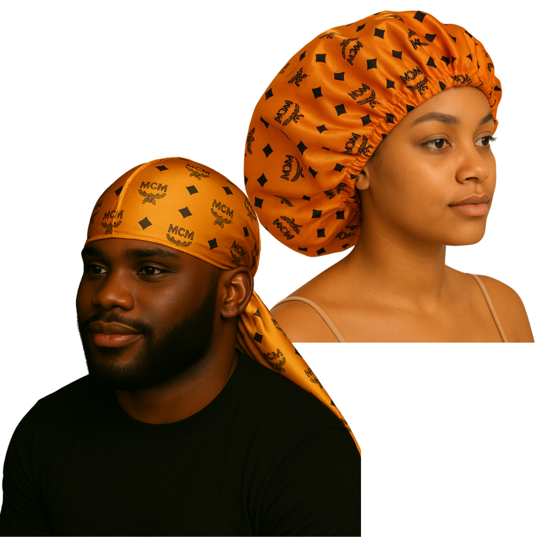 2PC Design Durag and Bonnet Bundle