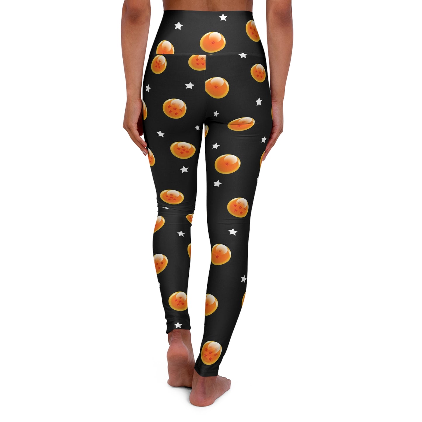 Orange Gok High Waisted Yoga Leggings