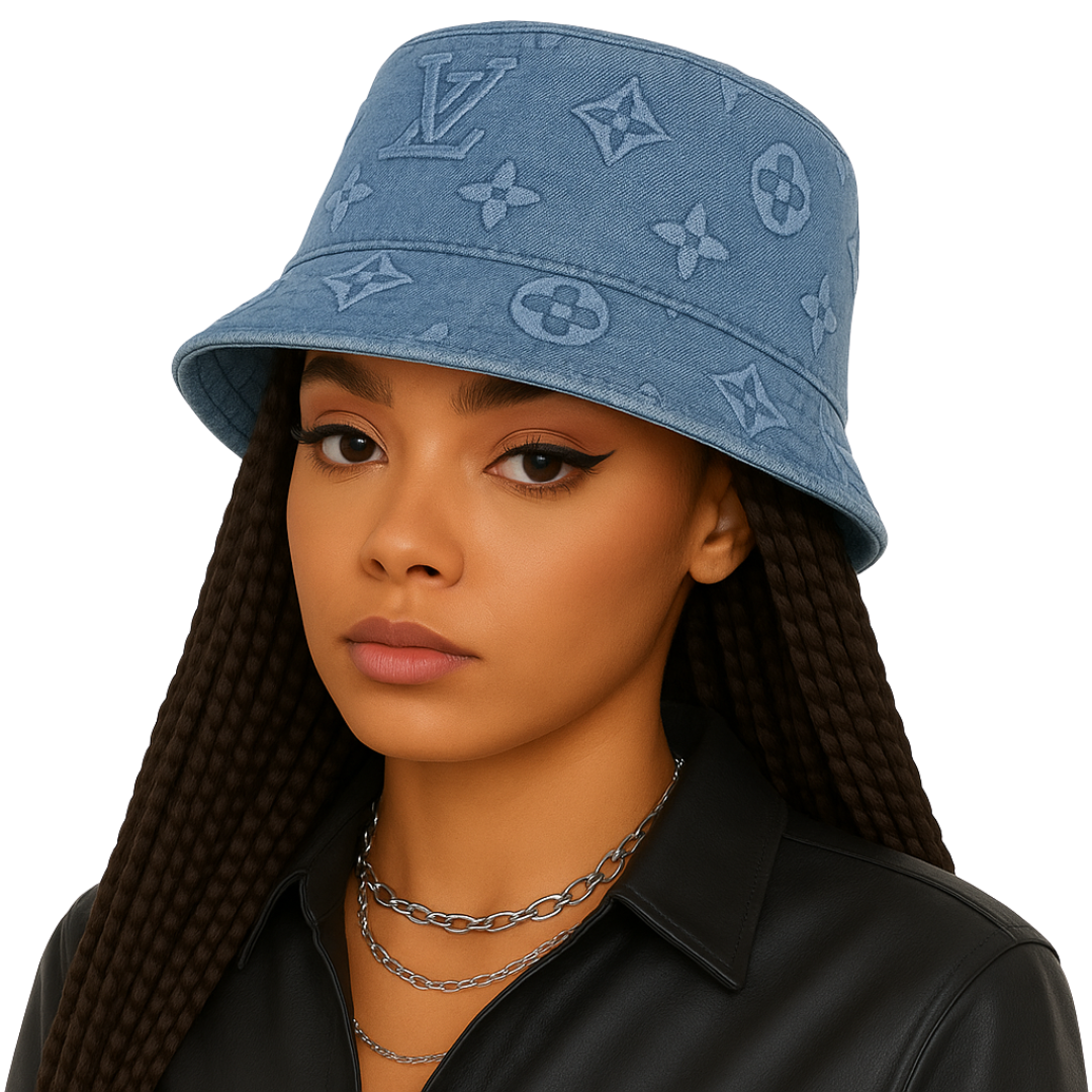 LLV Embroidered Design Bucket Hat