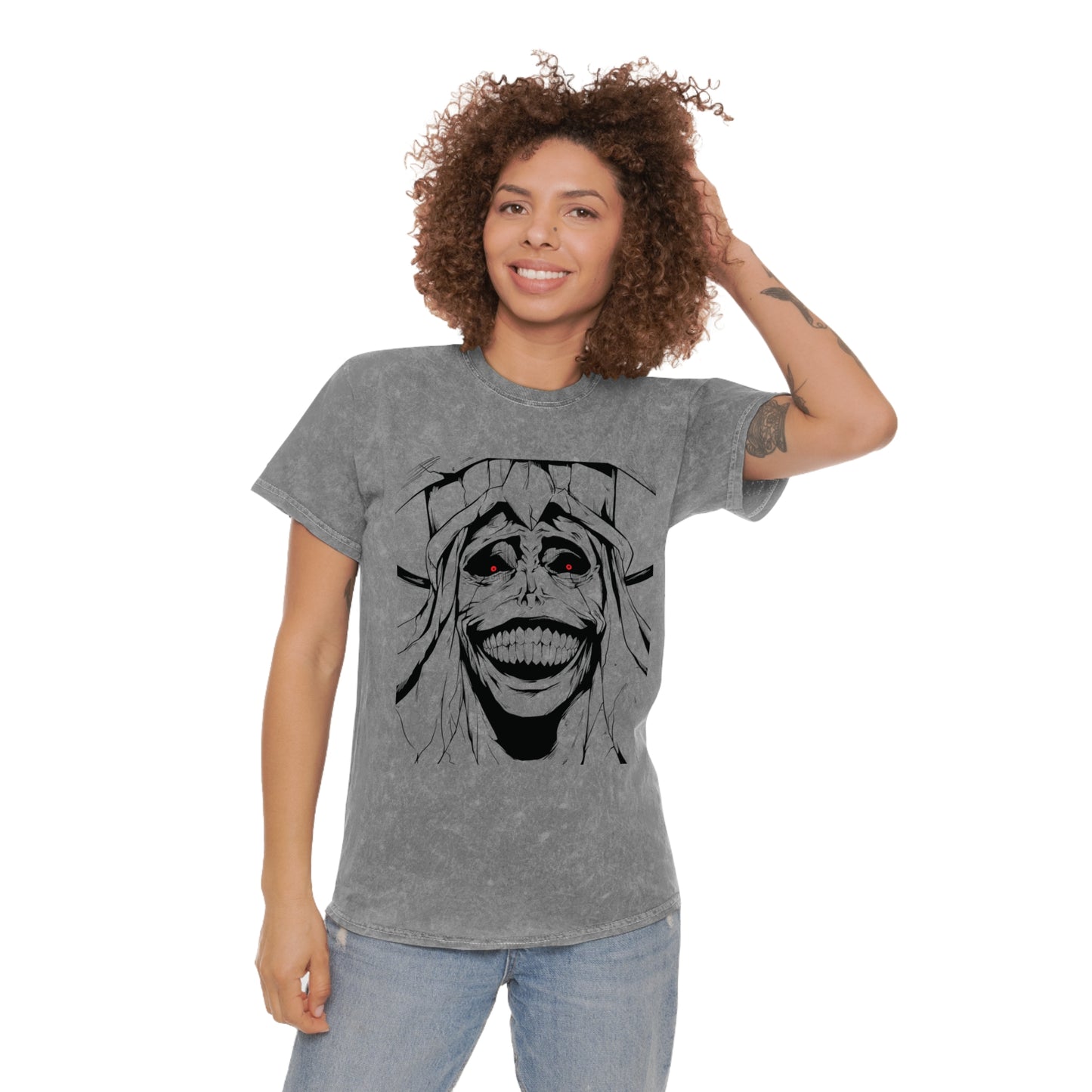 Solo Leveling God Unisex Mineral Wash T-Shirt