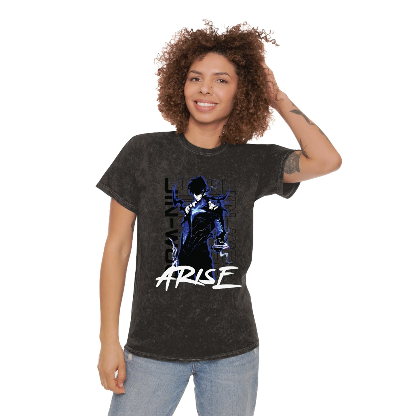 Jin Woo Unisex Mineral Wash T-Shirt