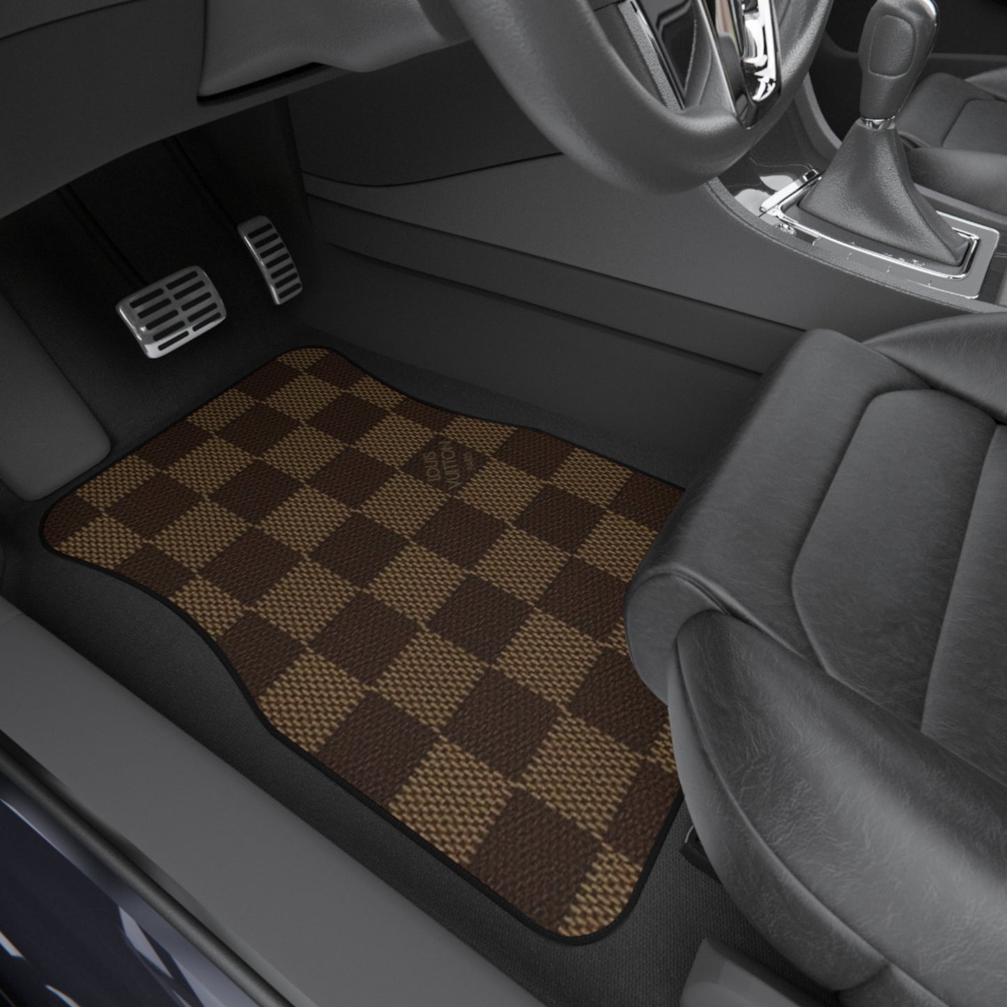 LLV Checkered Design Car Mats