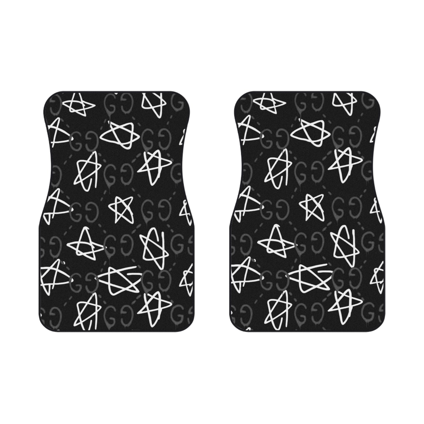 GG Black Star Car Mats (2x Front)