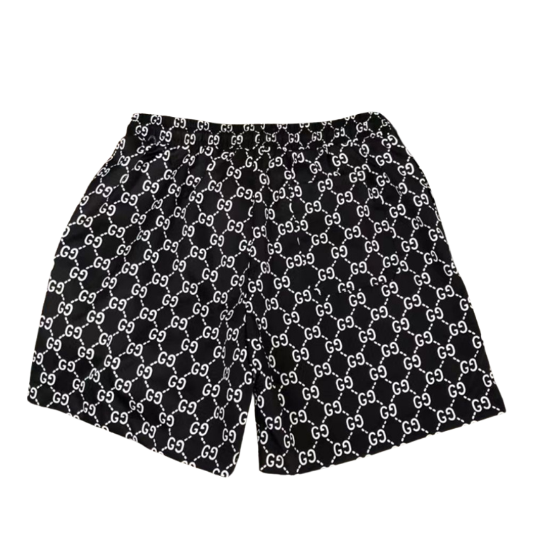 Black GG Design Short