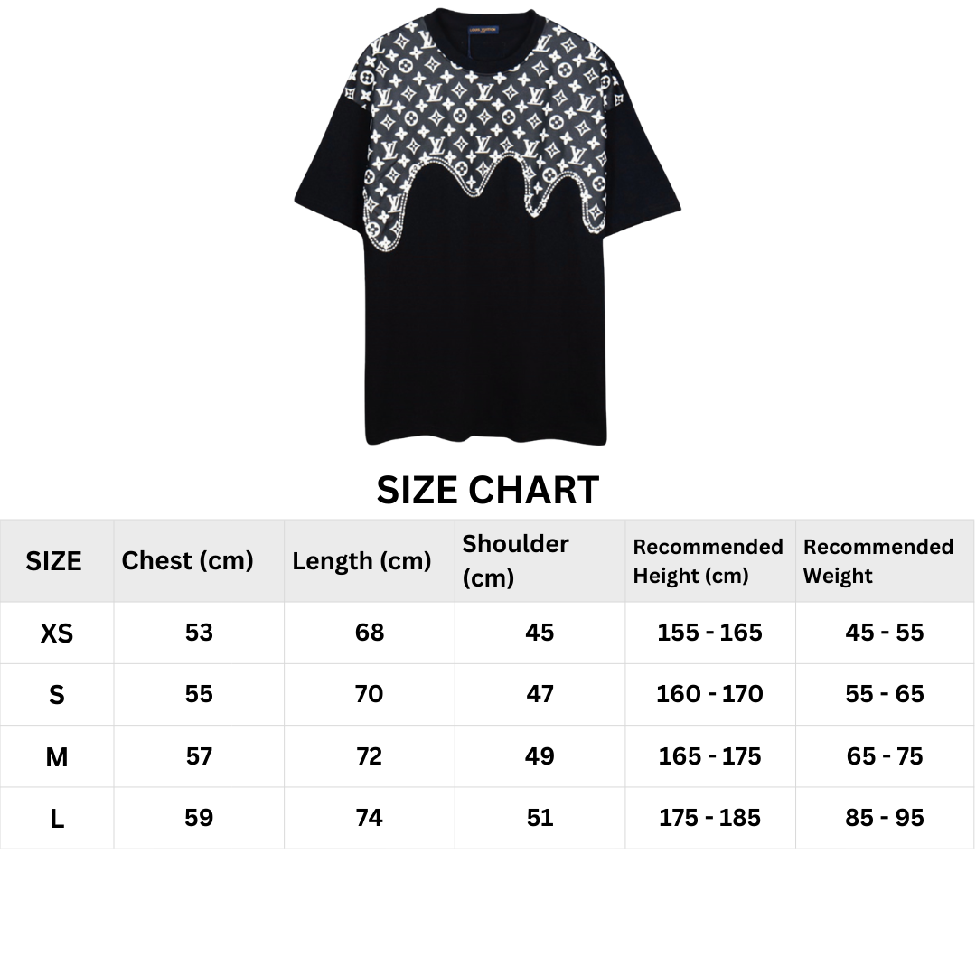 Black LLV with Pattern Design Shirt
