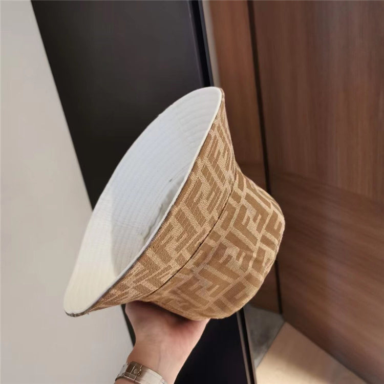 Dark Brown FF Design Bucket Hat