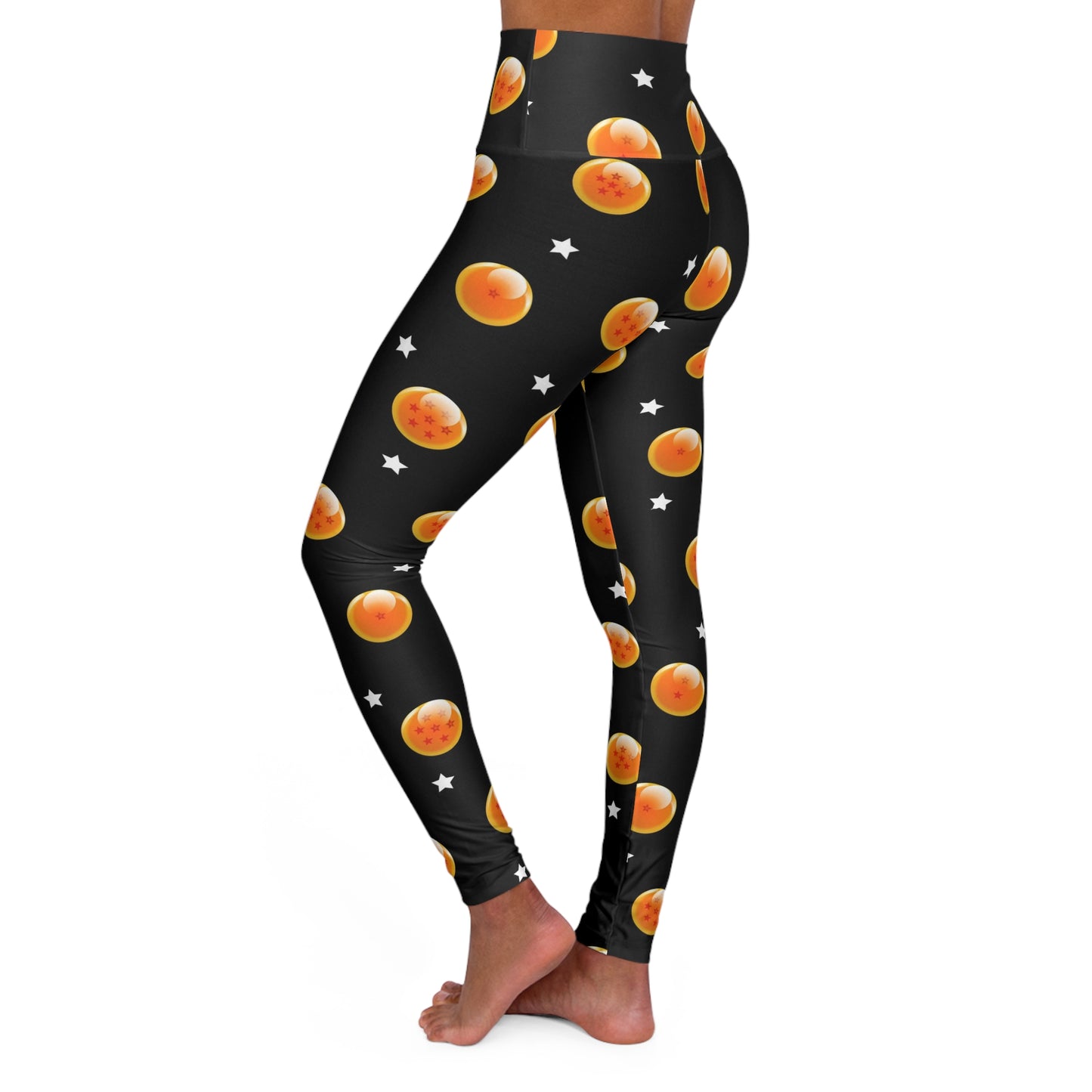 Orange Gok High Waisted Yoga Leggings