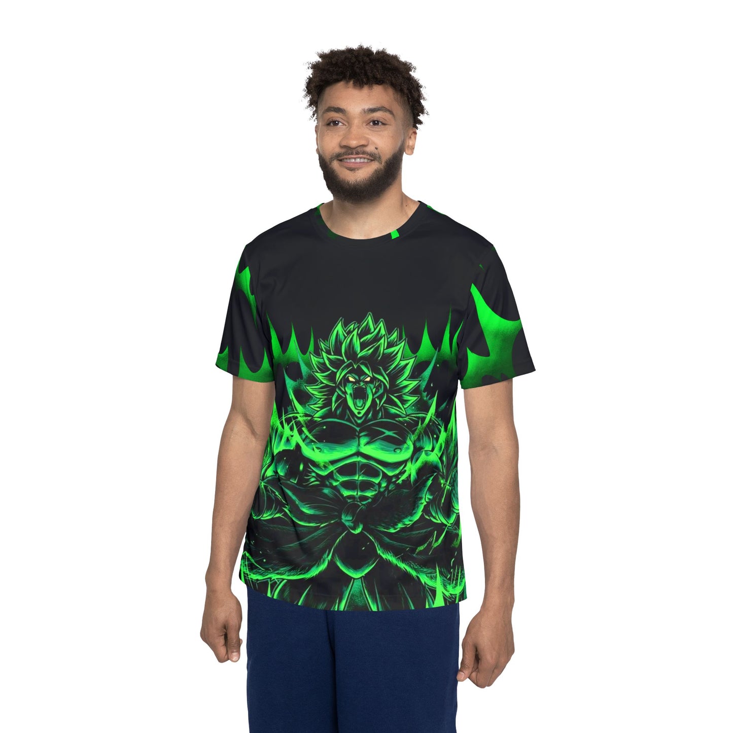 Green DBZ Men's Sports Jersey