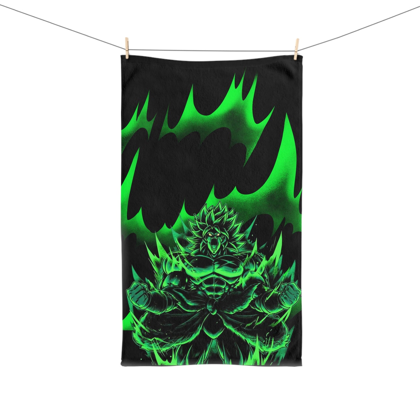 Green DBZ Hand Towel