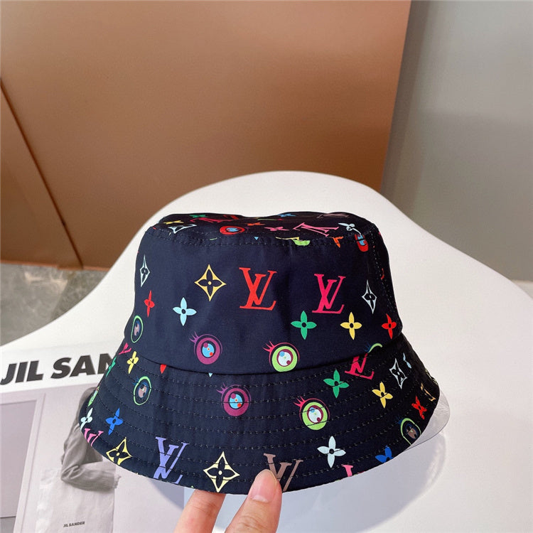 Colored LLV Design Bucket Hats