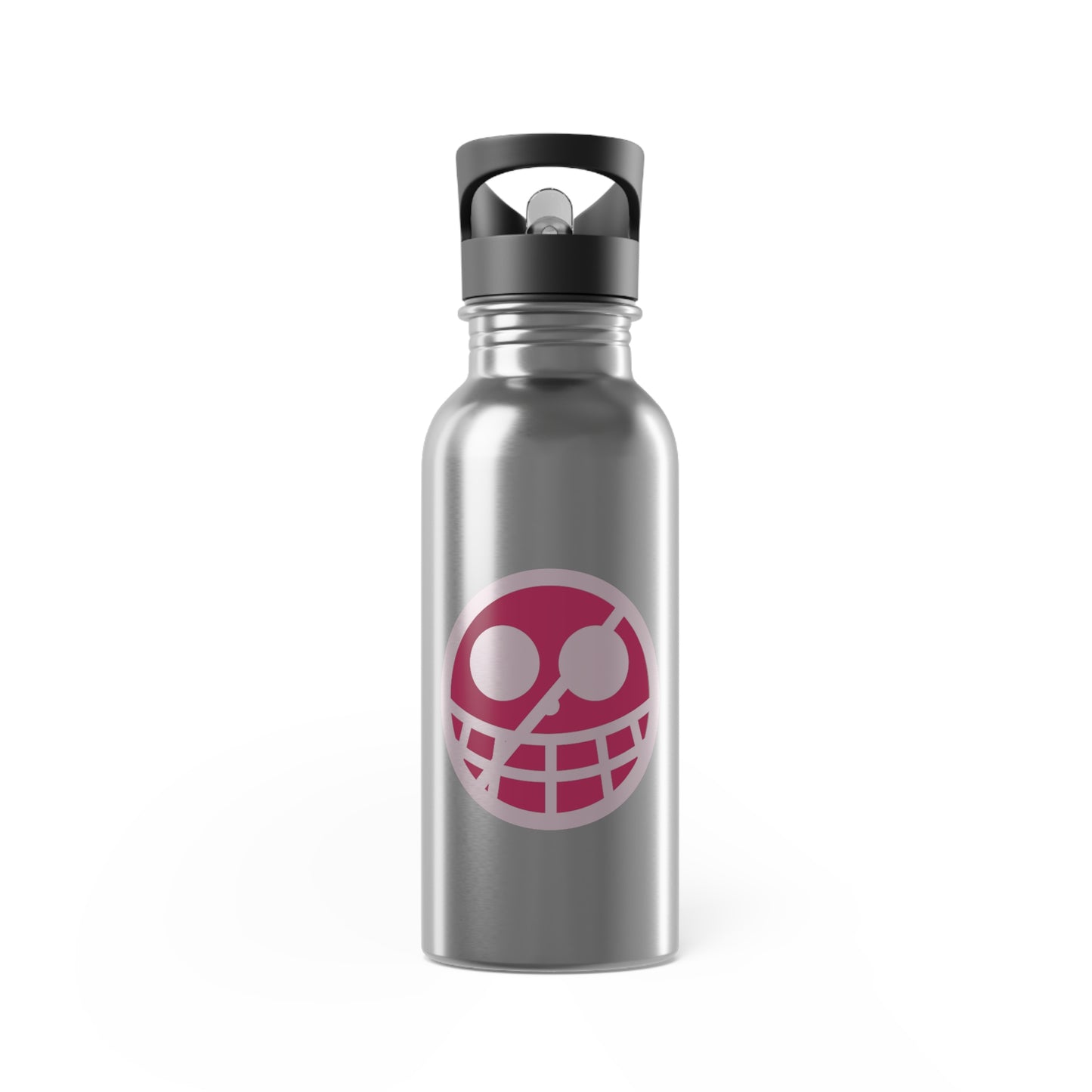 OP Flamingo Stainless Steel Water Bottle With Straw, 20oz