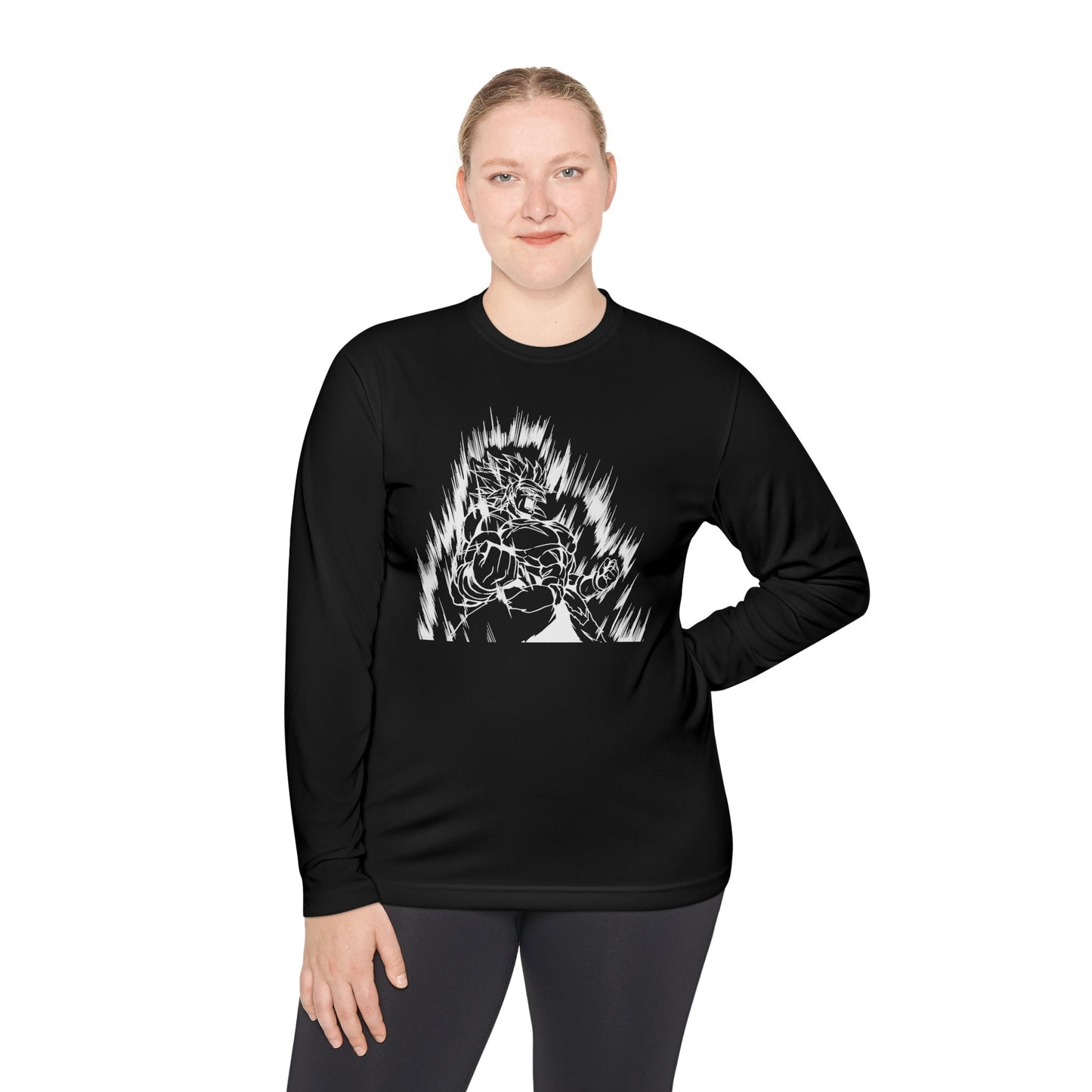 Green DBZ Unisex Lightweight Long Sleeve Tee