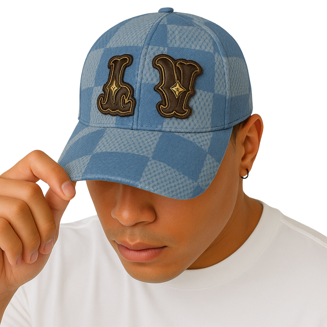 LLV Checkered Design Hats