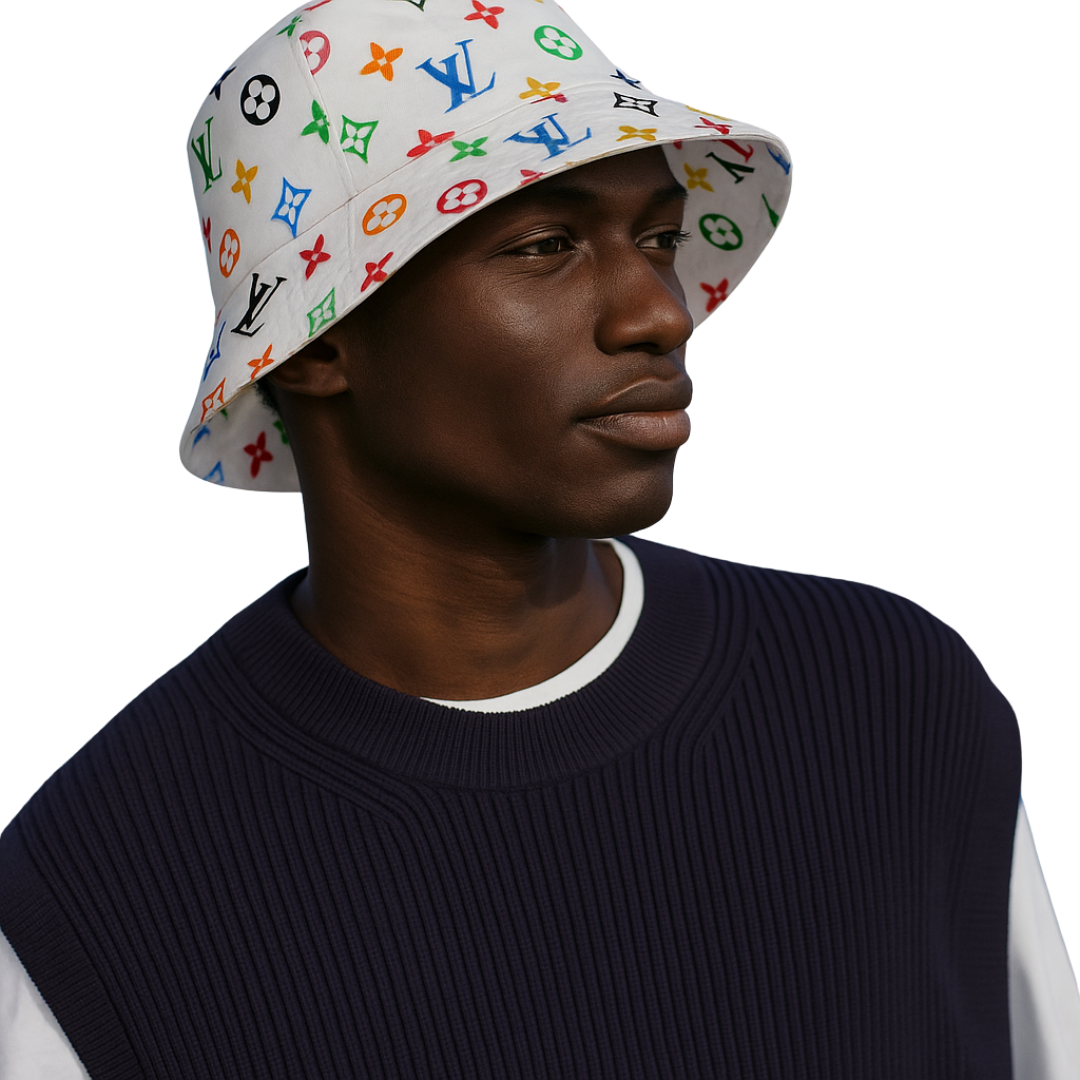 Colored LLV Design Bucket Hats