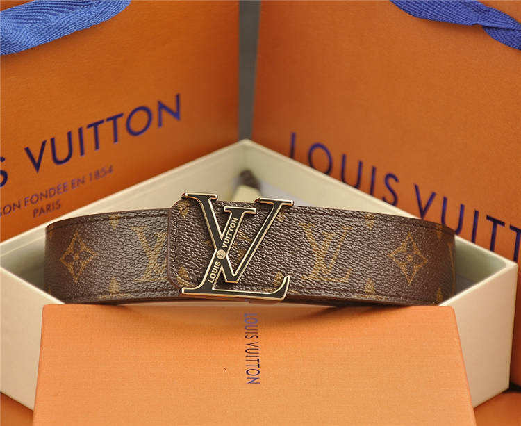 Brown LLV Design Belt
