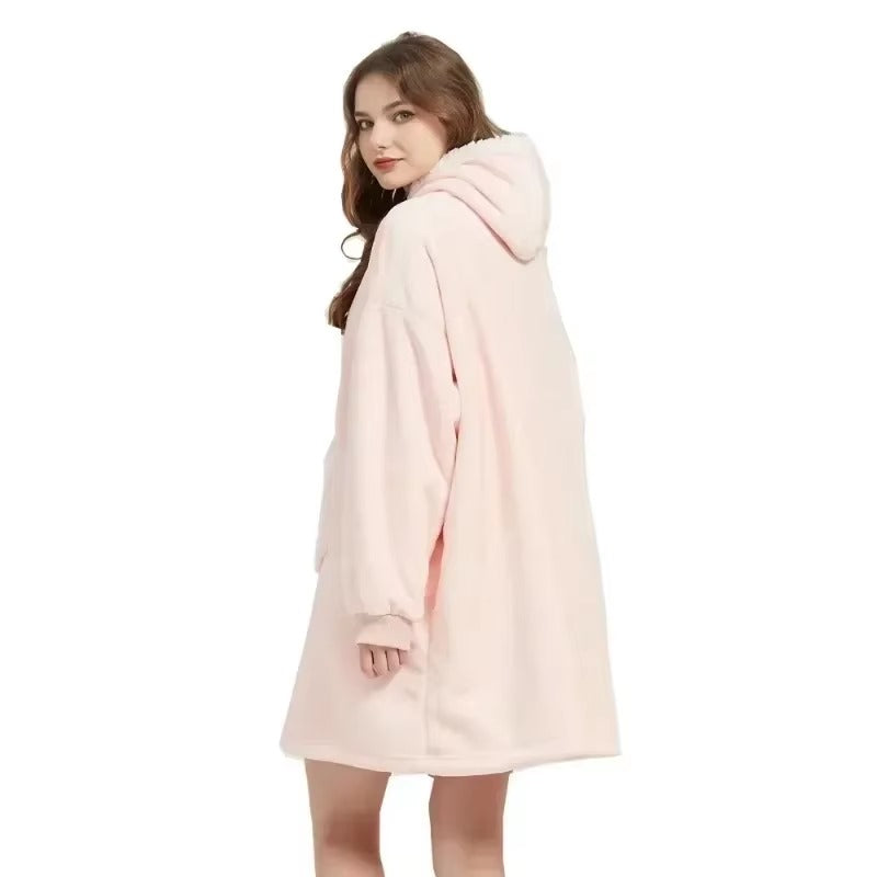 Pre Order Anime Blanket Hoodie Wearable Velvet Fabric