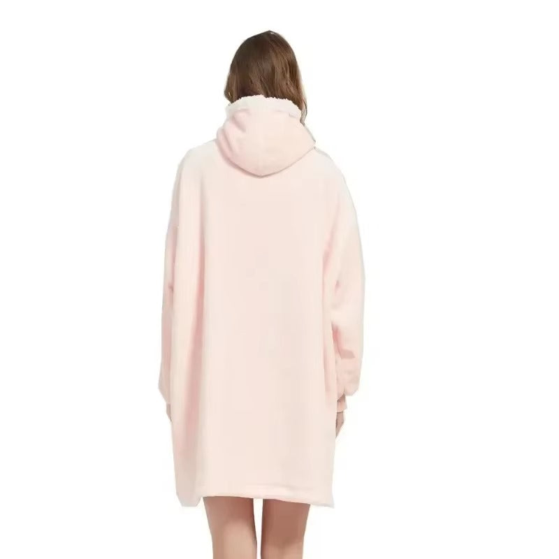 Pre Order Anime Blanket Hoodie Wearable Velvet Fabric