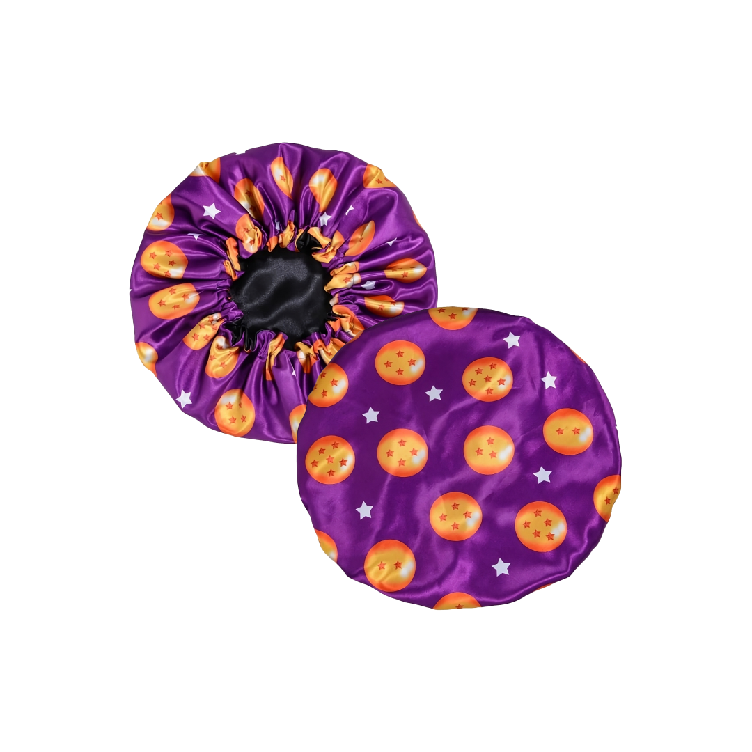 Purple Stars - Silky Bonnet Crown Limited Supply