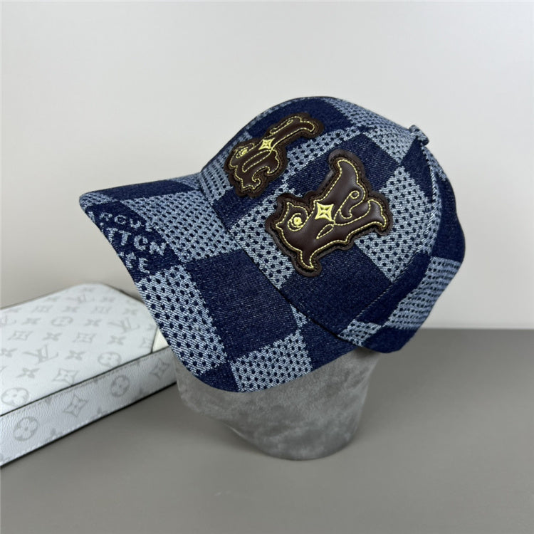 LLV Checkered Design Hats