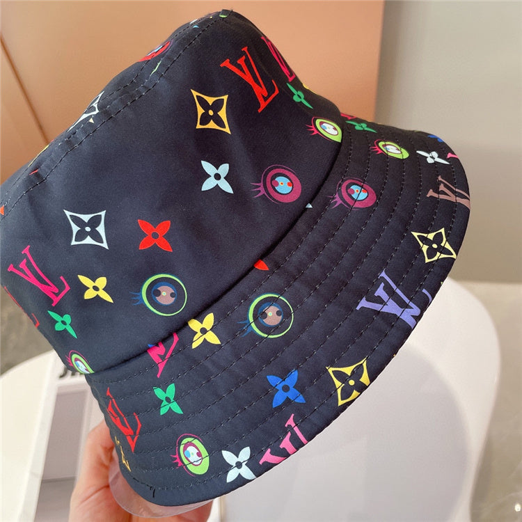 Colored LLV Design Bucket Hats