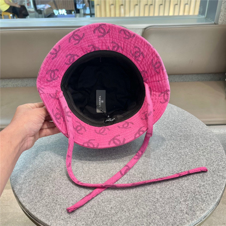 Pink CC Design Bucket Hat
