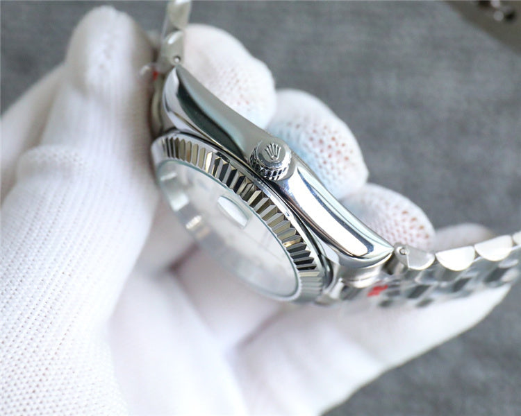 Silver Rlex Design Watch