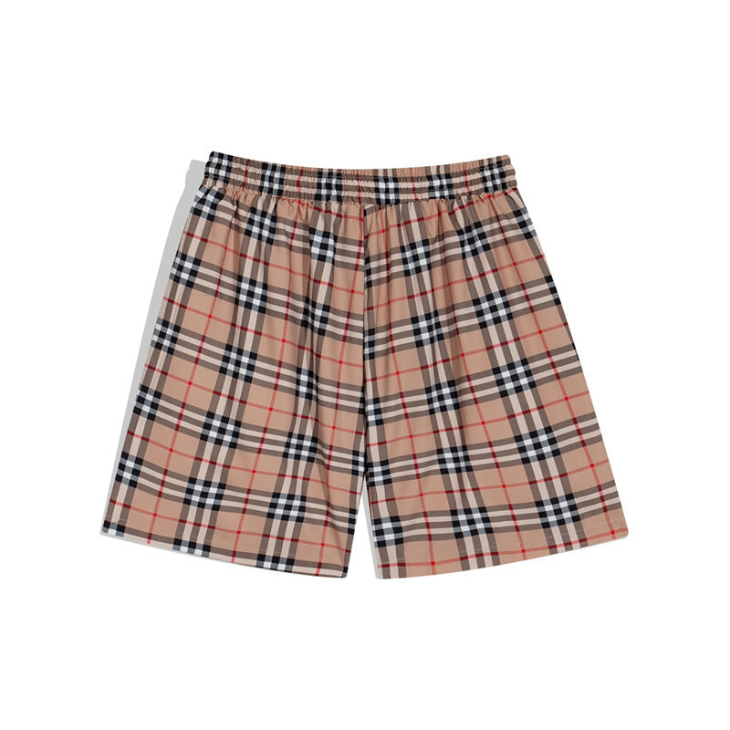 Stripes Brbry Design Shorts 1