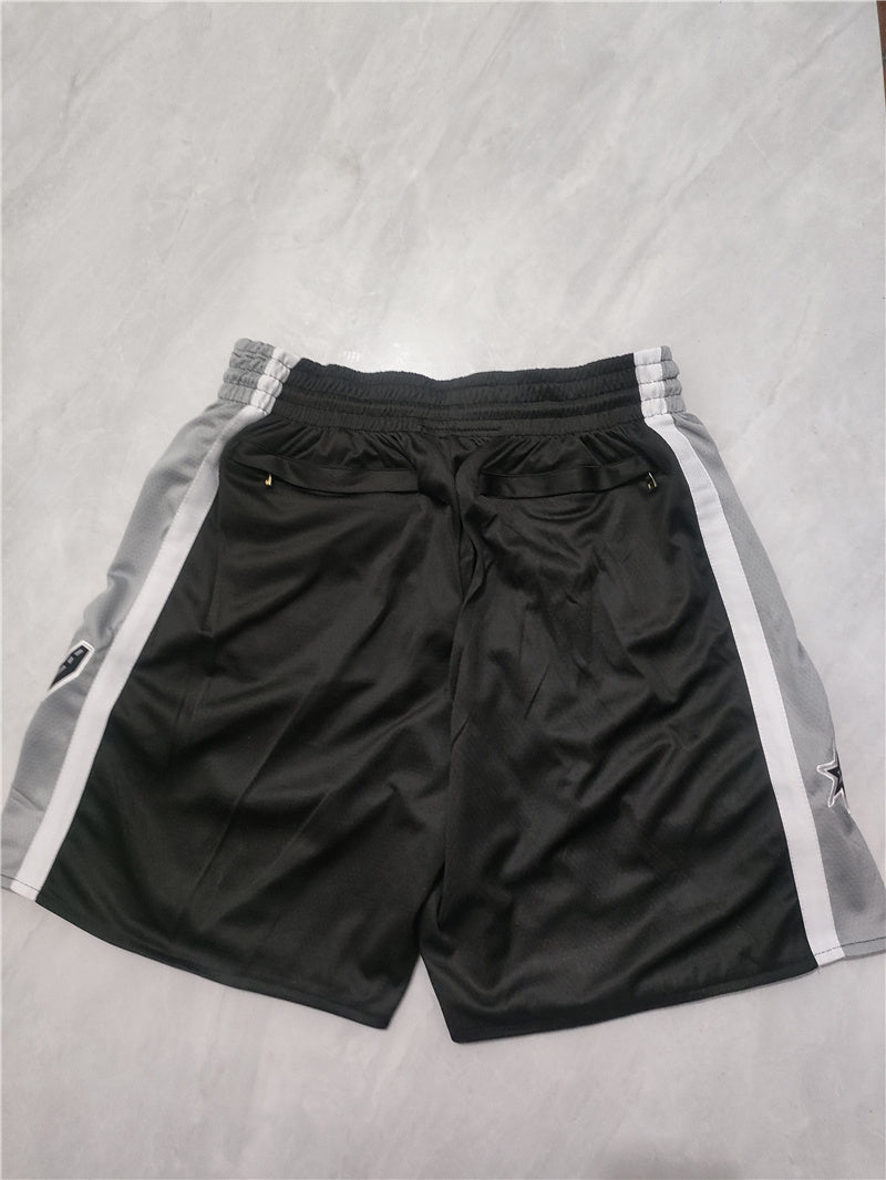 Black Spurs Sport Shorts