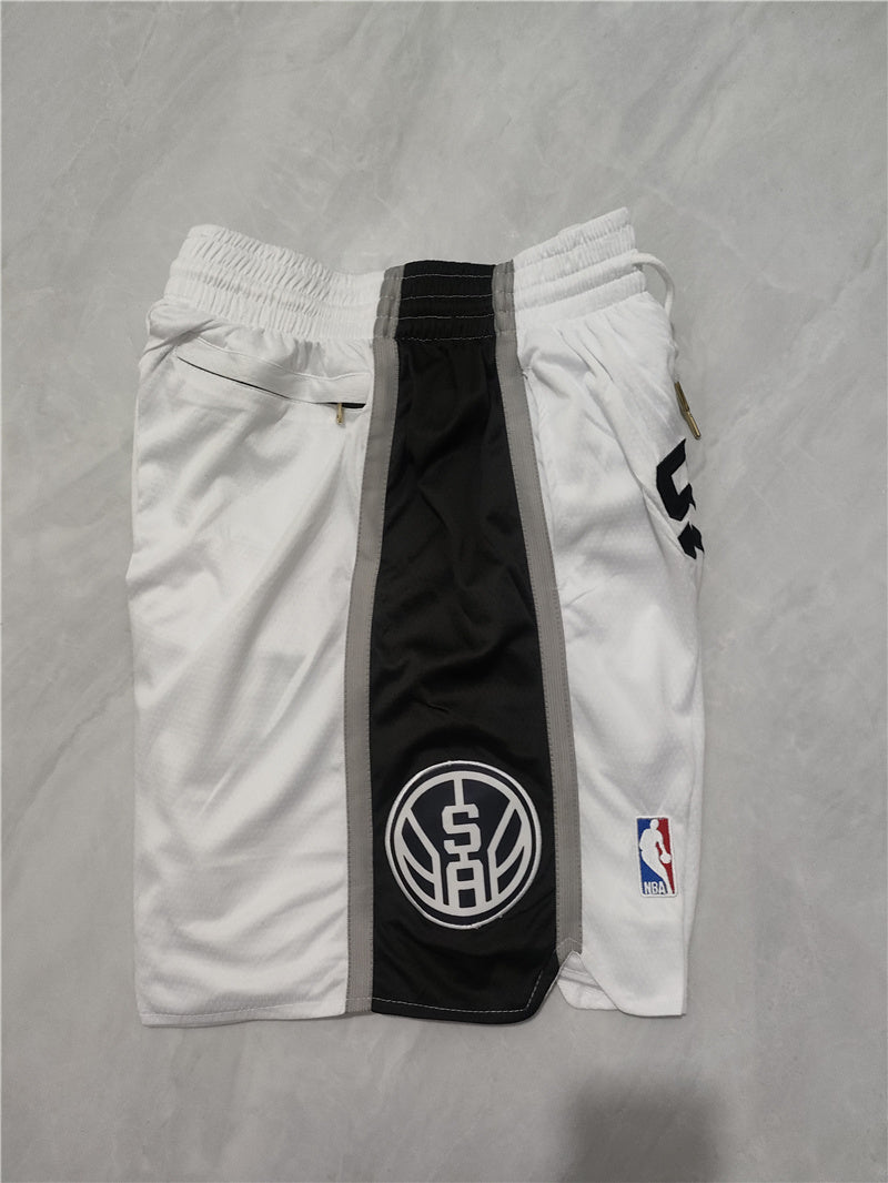 White Spurs Sport Shorts
