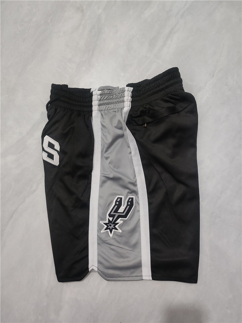 Black Spurs Sport Shorts