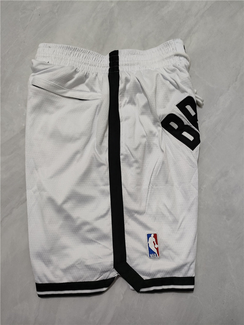 White Brooklyn Sport Shorts
